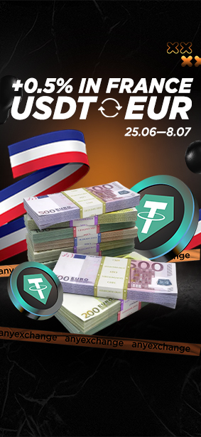 +0.5% cash to 8.07 to your USDT exchange in France