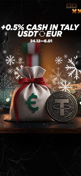 +0.5% cash to 6.01 to your USDT exchange in Italy