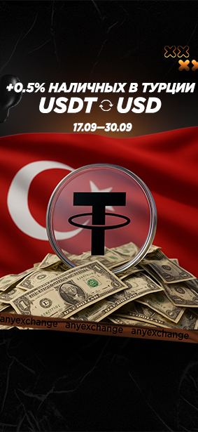 +0.5% USD к вашему обмену USDT в Турции