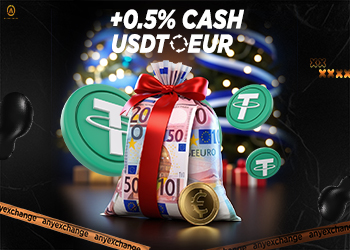 Забирайте на +0.5% готівки більше при обміні USDT в Греції до 23.12