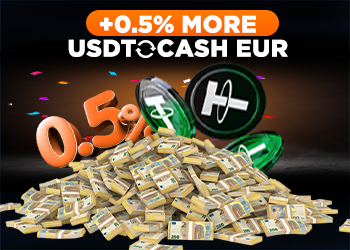 Get an extra 0.5% cash to 4.02 when exchanging USDT in Cyprus