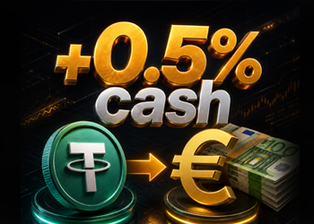 Забирайте на +0.5% наличных больше при обмене USDT в Германии до 18.08
