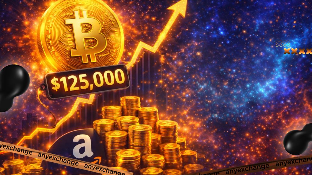 Bitcoin sets a record, surpassing $125,000 and overtaking Amazon