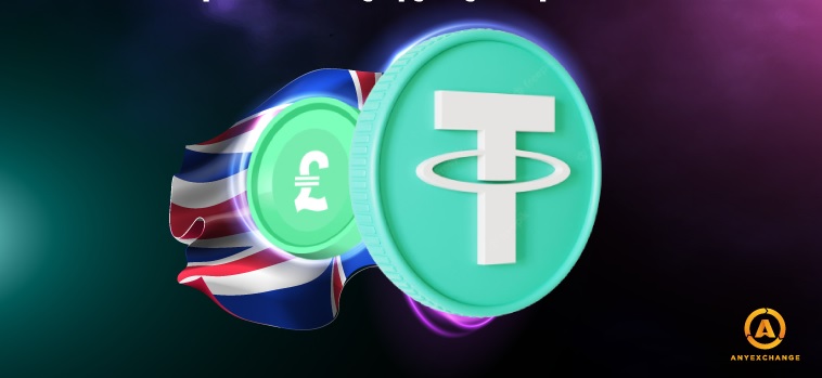 Tether has launched a GBPT token that is pegged to the British pound sterling