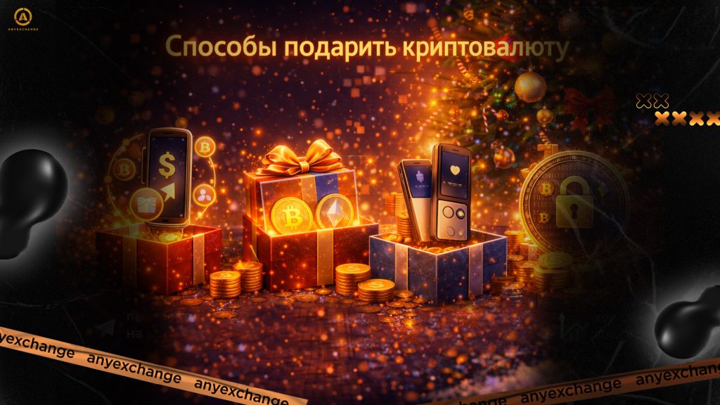 Способи подарувати криптовалюту