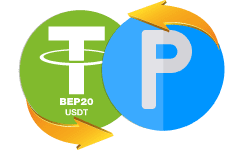 Tether BEP20 USDT → Payeer USD