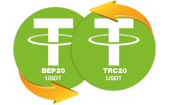 Tether BEP20 USDT → Tether TRC20 USDT