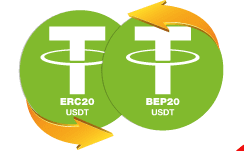 Tether ERC20 USDT → Tether BEP20 USDT