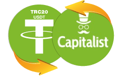 Tether TRC20 USDT → Capitalist USD