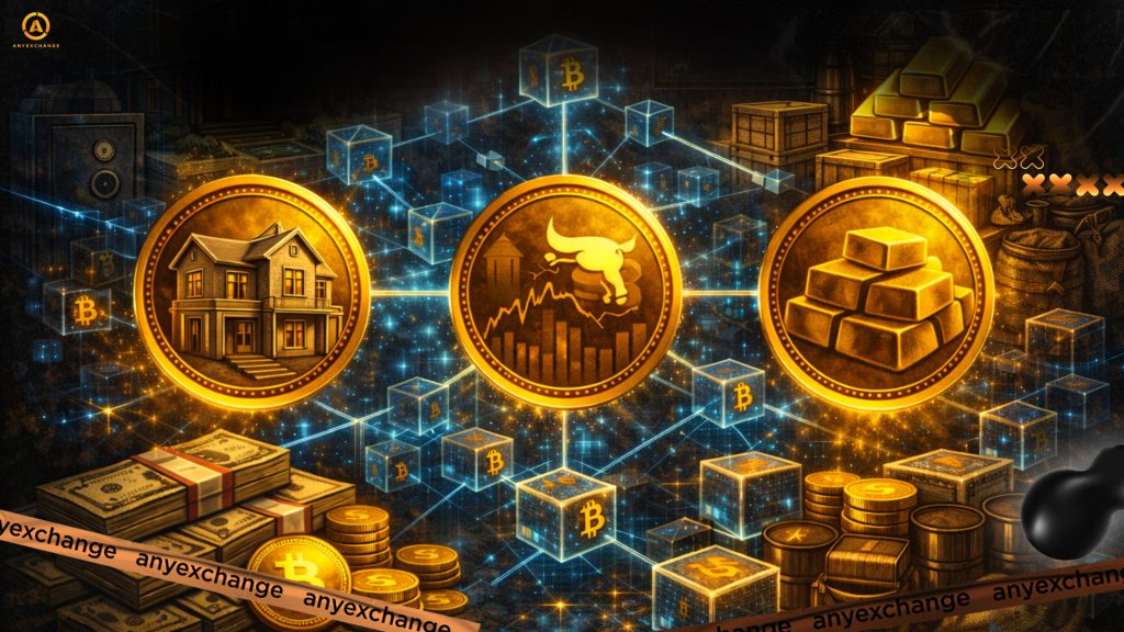 how real estate, stocks, and commodities are entering the blockchain