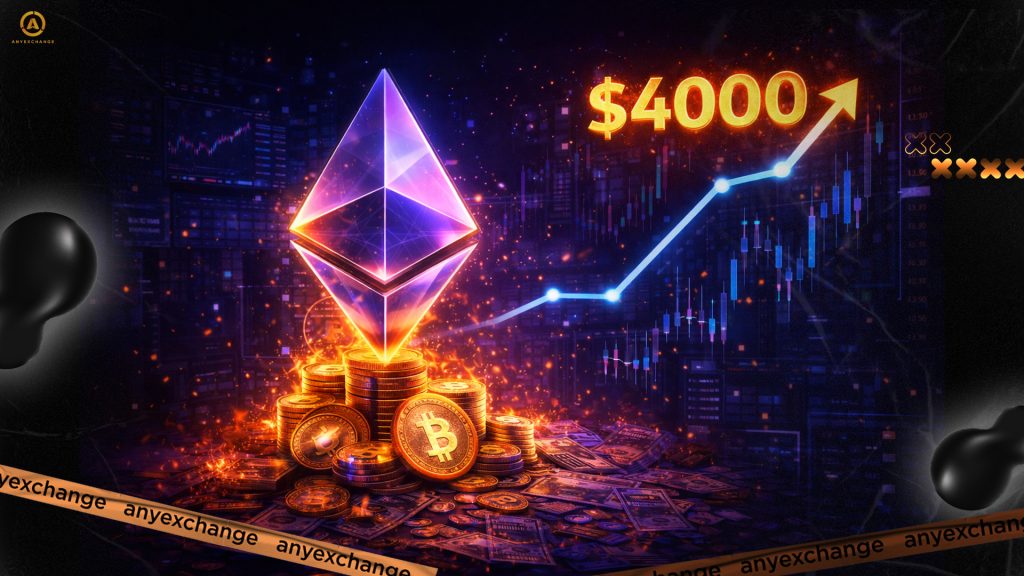 Ефіріум має всі шанси досягти позначки в $4000