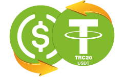 Наличные USD → Tether TRC20 USDT